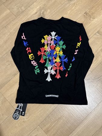 Chrome Hearts longsleeve Schwarz Multi Cross ,Gr. M Neu 🎨