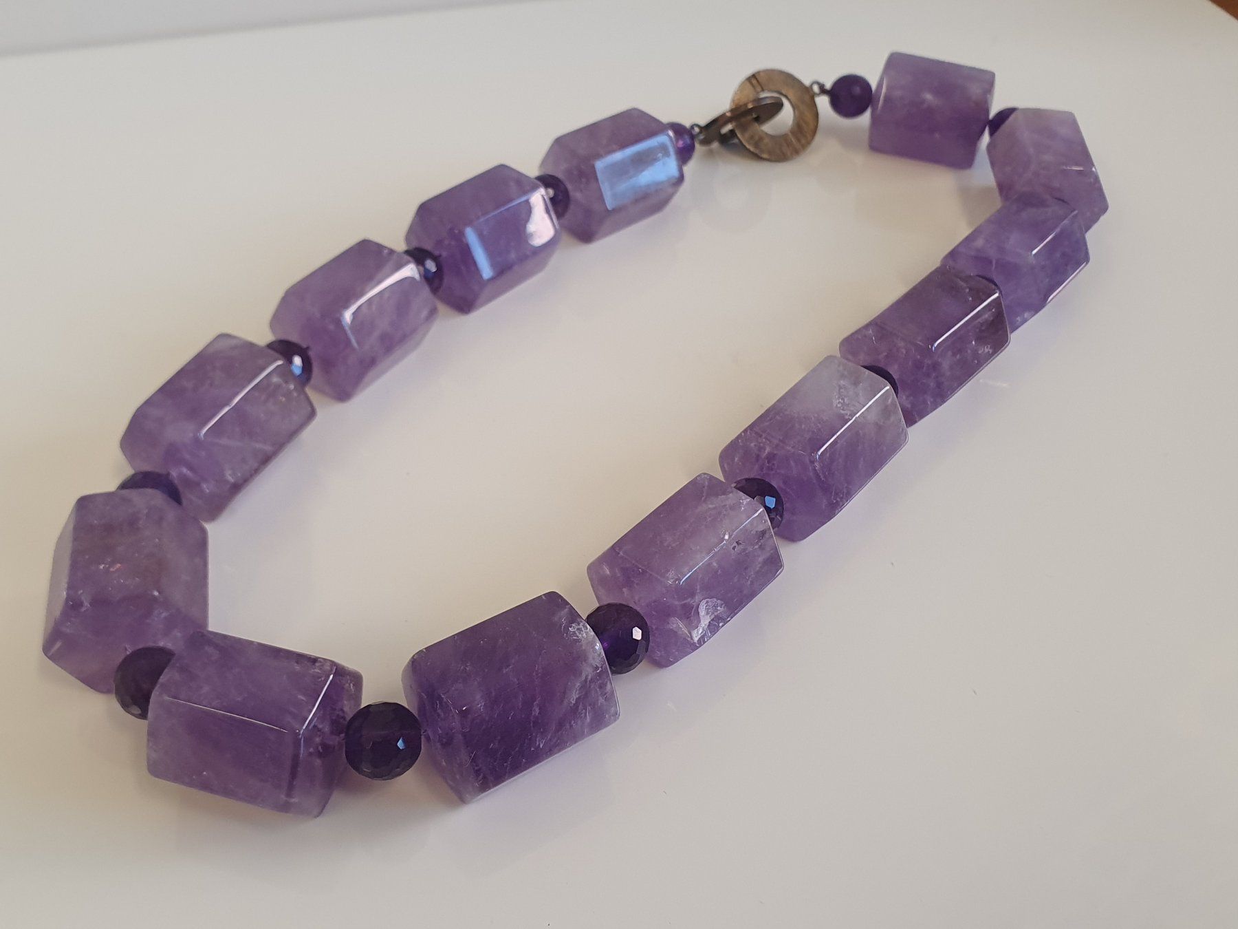 Catenine: Amethyst Collier, violett, Halskette – Usato da Edlibach venduto da flairaffair 2