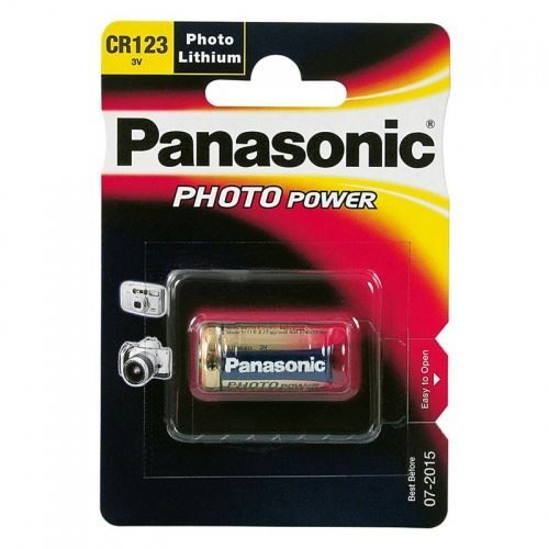 Akkus: CR123A Panasonic Batterie Photo Lithium – Neu und originalverpackt aus Hünenberg von Akkushop-Schweiz 1