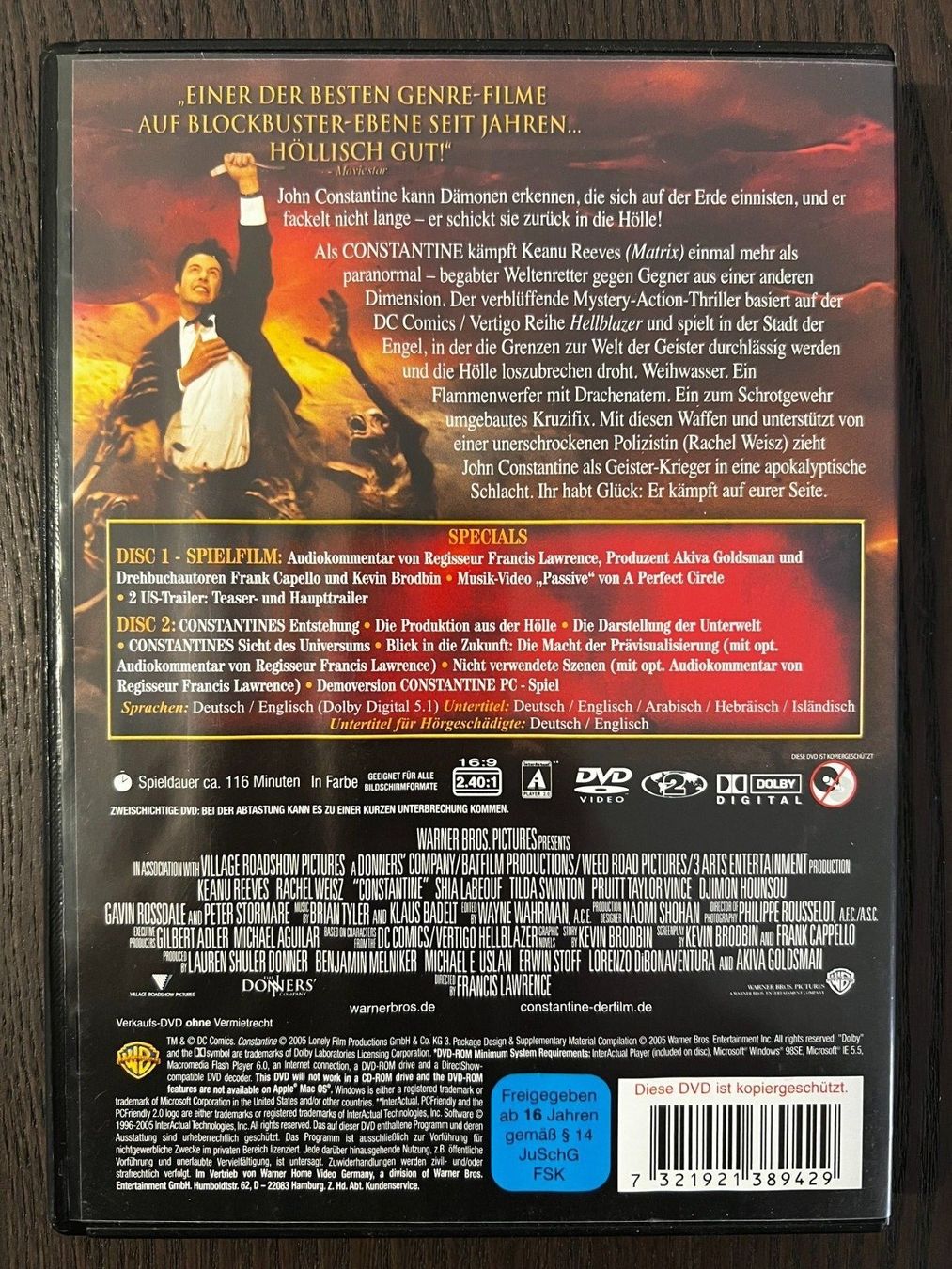 Tous les DVDs: Constantine – D'occasion à Zürich par FilmFreunde 1