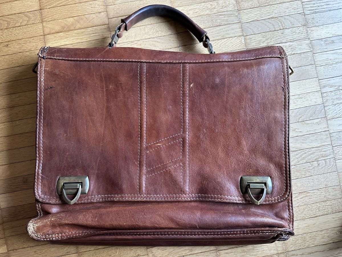 Valigie & Borse: Vintage Männer Ledertasche – Usato da Zürich venduto da nad_z95g