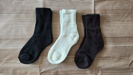 3er-Set Kuschelsocken mit Kaschmir
