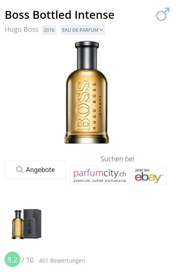 Hugo Boss Parfum & Eau de Toilette: 2 ml BOSS BOTTLED INTENSE EDP ABFÜLLUNG – Neu (gemäss Beschreibung) aus St. Gallen von CaliSunshine 2