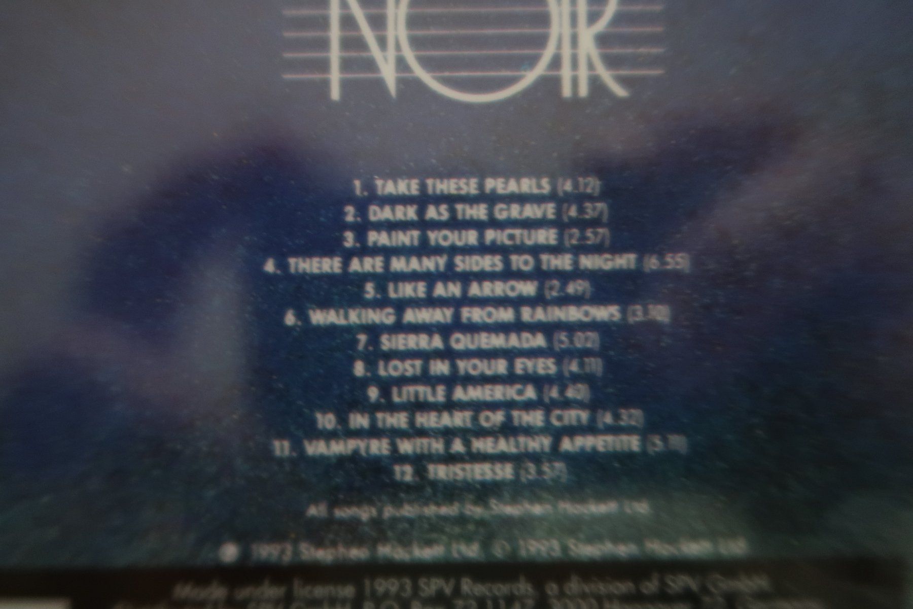 CDs: STEVE HACKETT - GUITAR NOIR - EX- GENESIS - CD – D'occasion à Basel par Patiscat 2