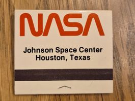 Nasa Johnson Space Center Streichholzschachtel Vintage