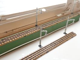 Märklin Oberleitung Set Guss Masten 407M & Fahrdraht & Gleis