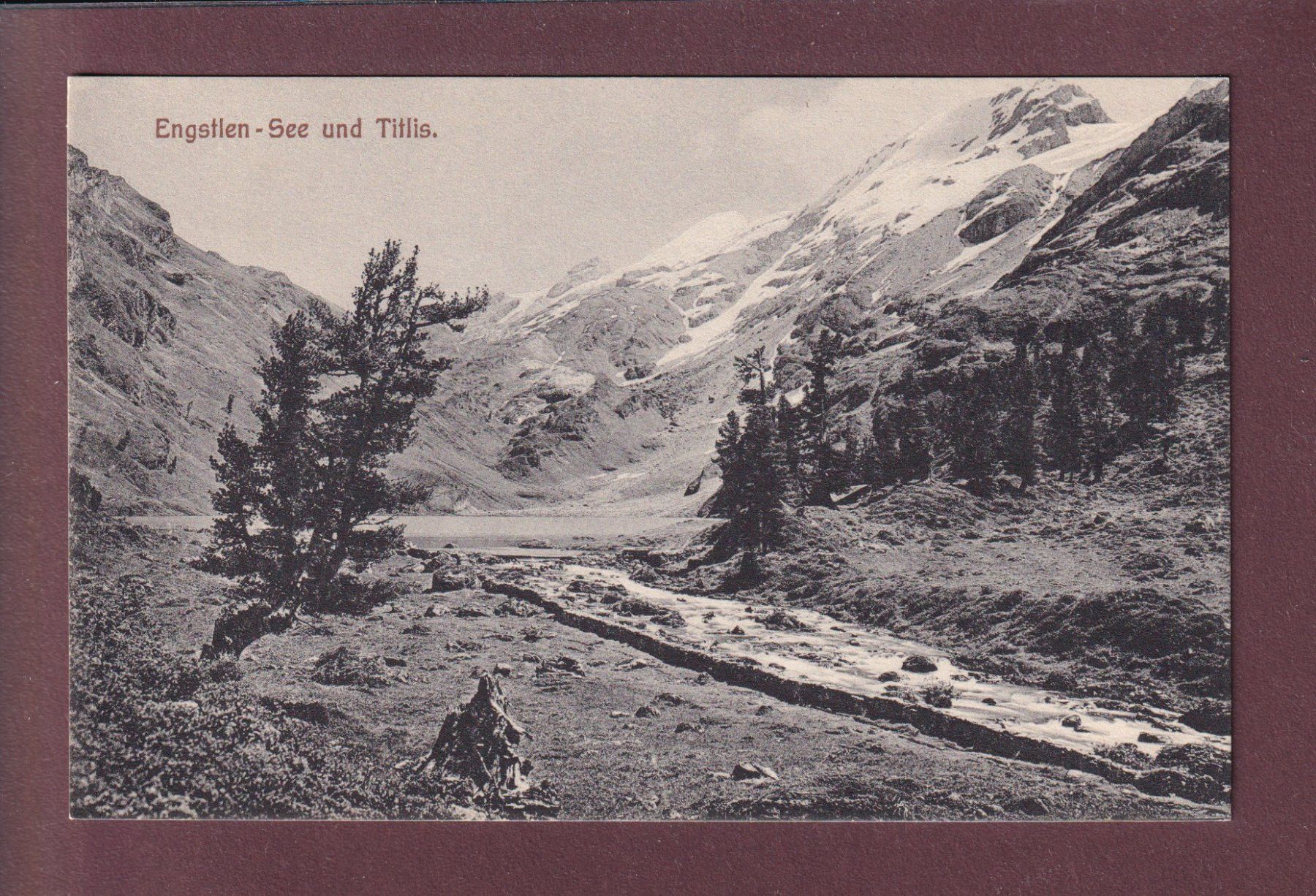 Cartoline postali: ENGSTLEN-SEE - Titlis – Usato da Pully venduto da nicecards