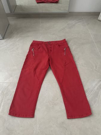 JEWELLY Damen Hose rot Grösse 38 guter Zustand