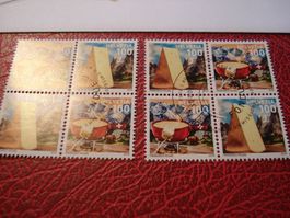Z-Druck Fonduemarke, 2018, FDC + Lose 4erblock ET-o