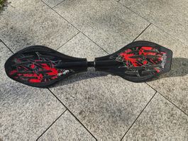 Waveboard Street Surfing Schwarz Rot