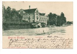 Gruss aus KONSTANZ Insel-Hôtel - gel. 1902 nach Bertschikon