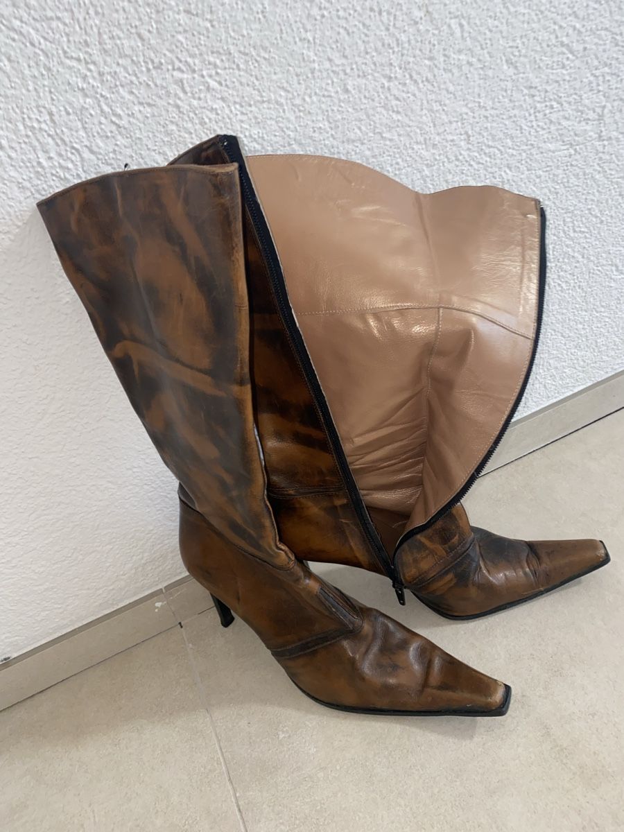 Scarpe da donna: Stiefel echt Leder innen und aussen  – Usato da Biel/Bienne venduto da djadobaba 1