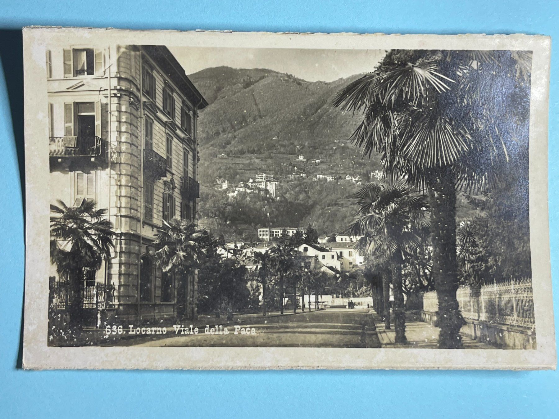 Cartoline postali: Locarno, Viale della Pace – Usato da Steg VS venduto da _vinci_