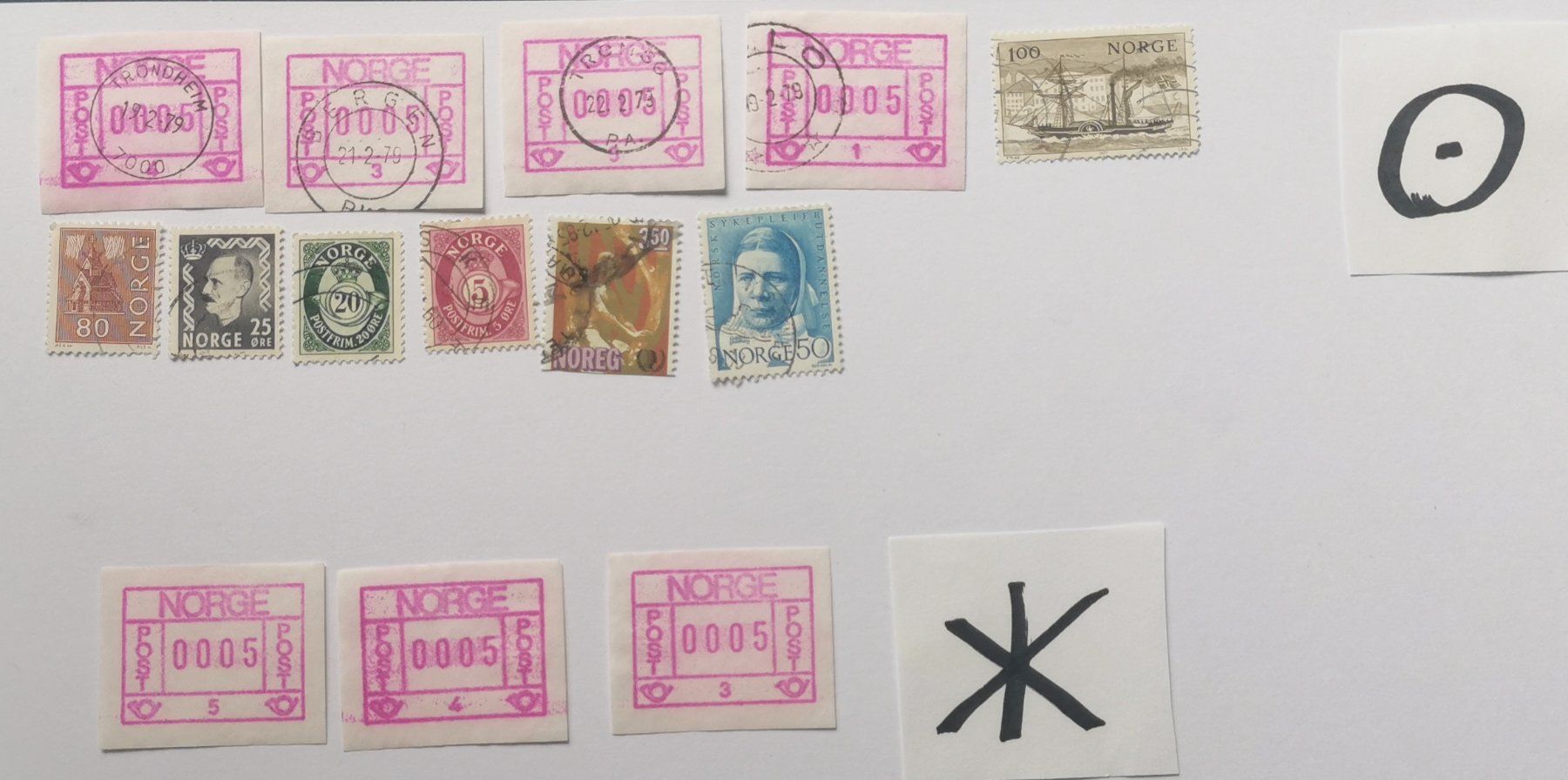 Alle Briefmarken: Norwegen – Gebraucht aus Aadorf von Chnorli-Furz