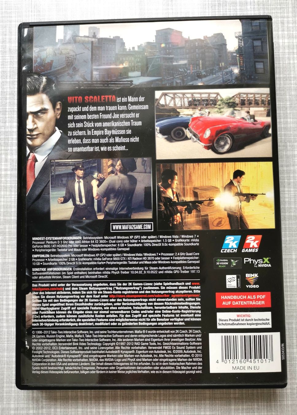 Giochi: Mafia II - PC – Usato da Basel venduto da Scarrabus 2