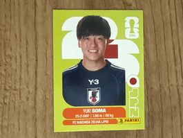 Panini FIFA WM 2026 Sticker Yuki Soma JPN 9