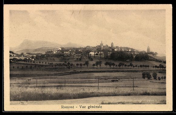Cartes postales: AK Romont, Vue générale – D'occasion à Berlin par bartko-reher