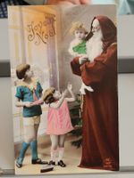 Photo Karte / Joyeux Noel - Samichlaus mit Kinder ca. 1900