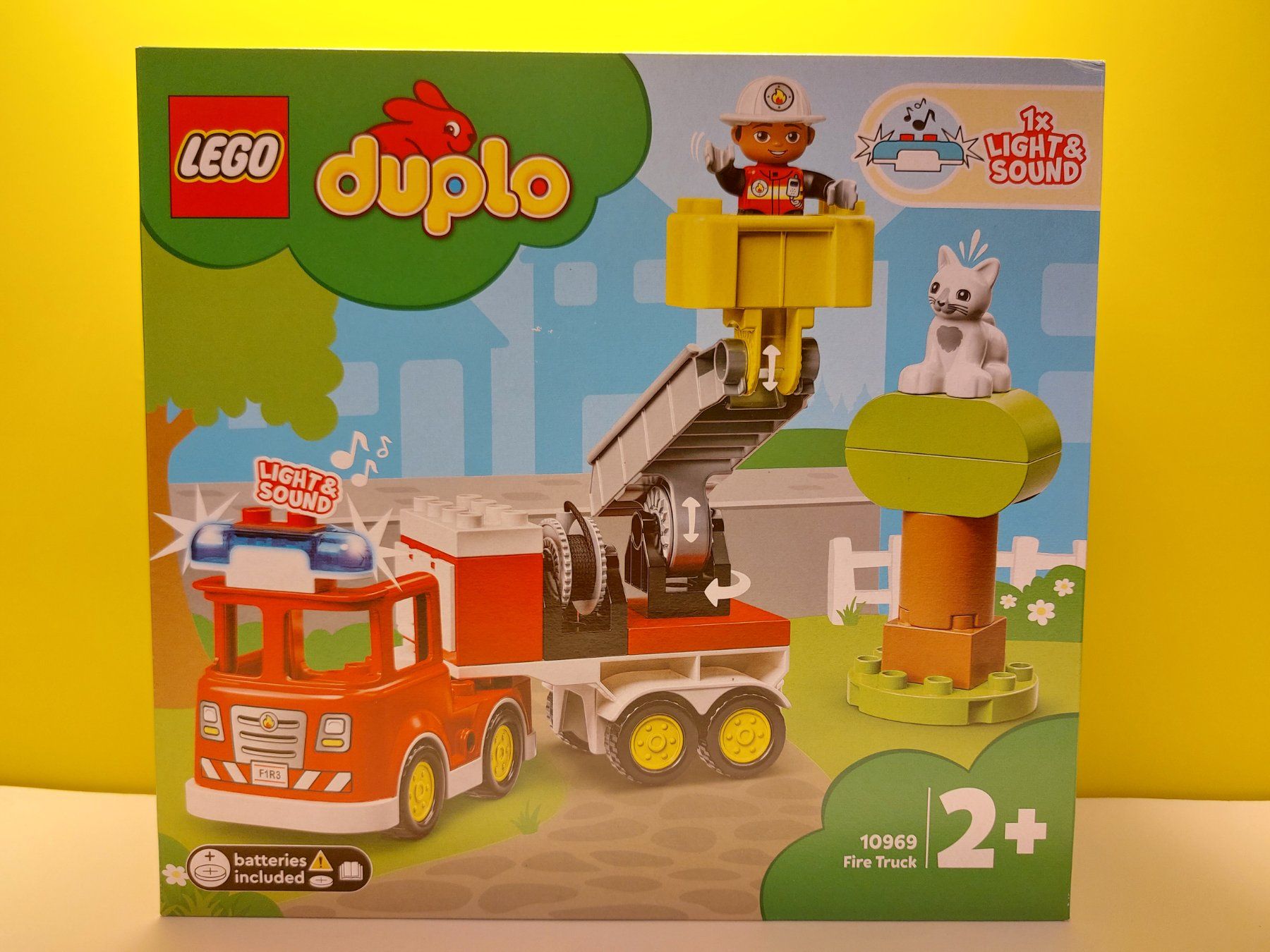 Lego Baukästen: LEGO Duplo 10969 Feuerwehrauto mit Licht & Ton Feuerwehr NEU – Neu und originalverpackt aus St.Gallen von TinasBauundSpiel