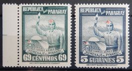Paraguay Kat. 646-647 ** 1948 Kat. 10 Euro