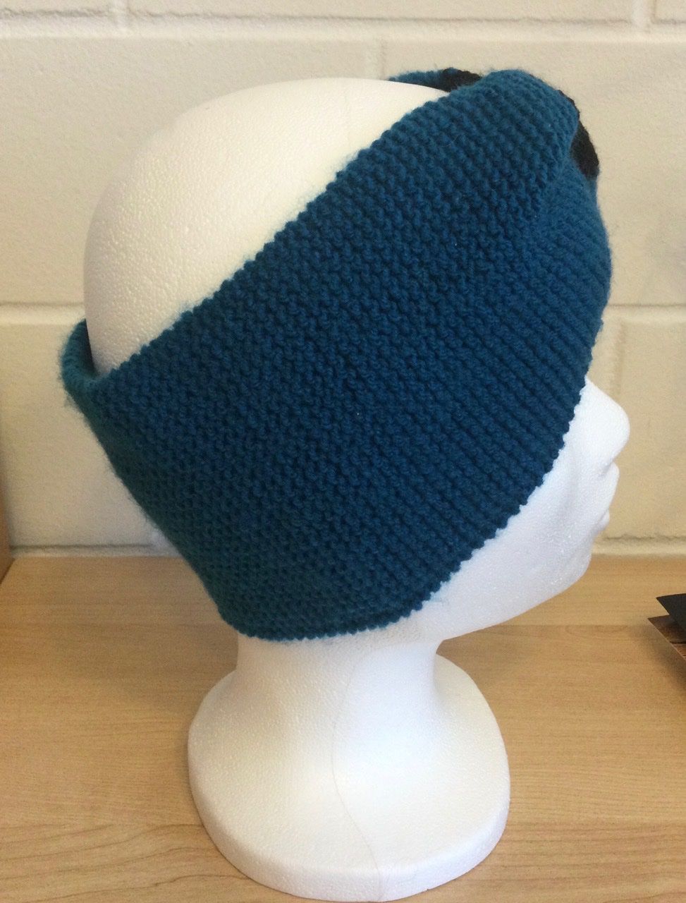 Hüte, Mützen & Caps: Twist-Stirnband; Farbe petrol mit schwarz – Neu (gemäss Beschreibung) aus Krauchthal von Handmade_Hub 2