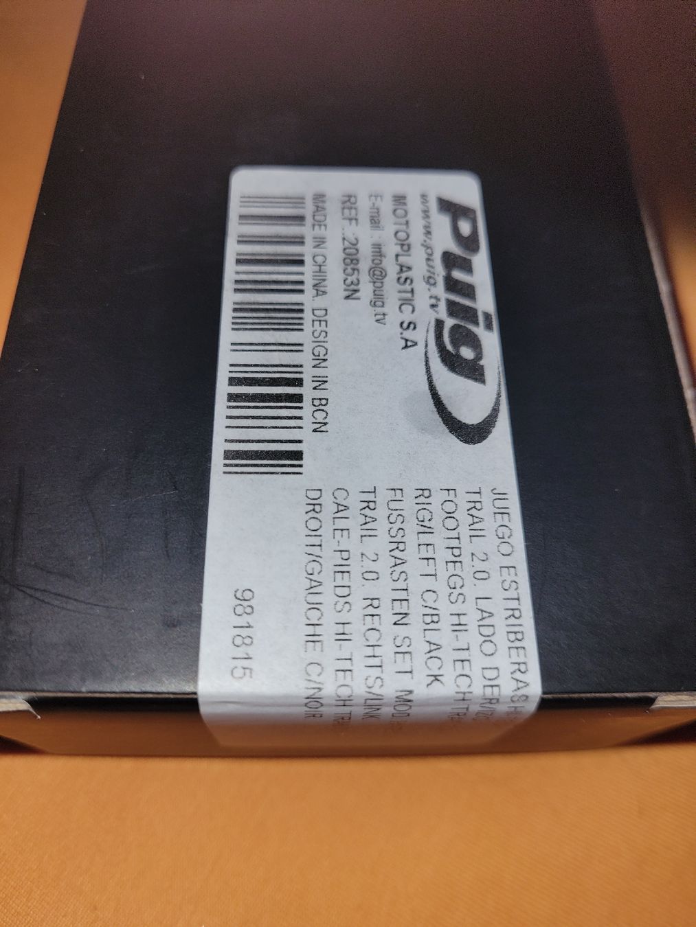 Puig Tutti i ricambio per moto: Fussrasten puig aluminium schwarz  winkel einstellbar – Nuovo e nell'imballaggio originale da Lupfig venduto da Metallica81 2