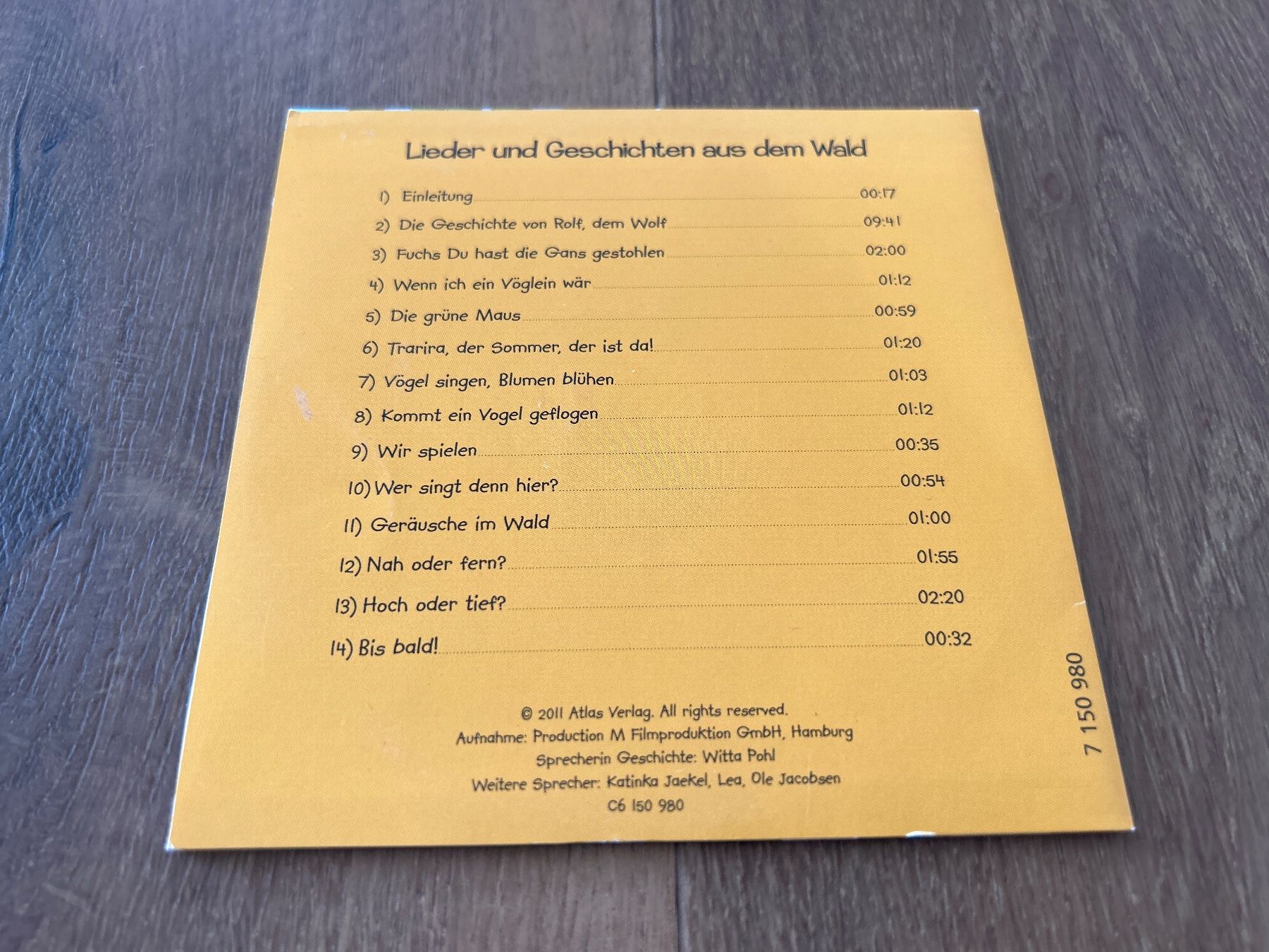 CD: Lieder und Geschichten aus dem Wald cd – Usato da Regensdorf venduto da Spyke55 1