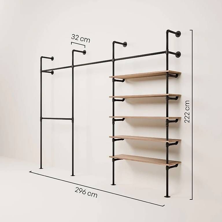 Armadi: Offener Kleiderschrank mit Eichenregal - PAMO.Design JONTE – Usato da Brittnau venduto da Sportinguista89 2