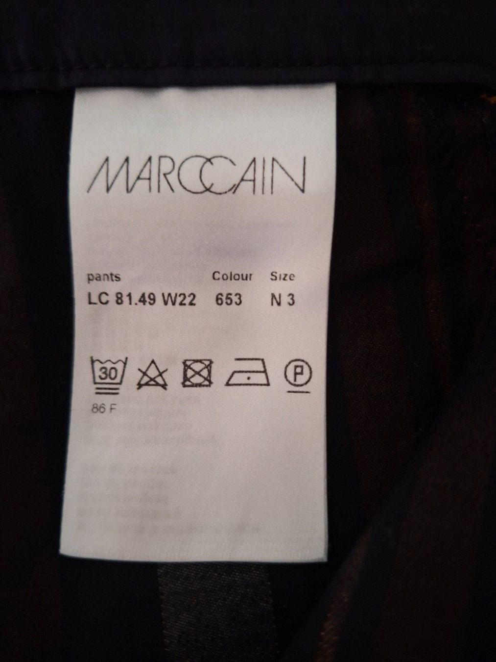 Marc Cain Pantaloni: MarcCain Stoffhosen gestreift – Usato da Unterentfelden venduto da hofa01 5