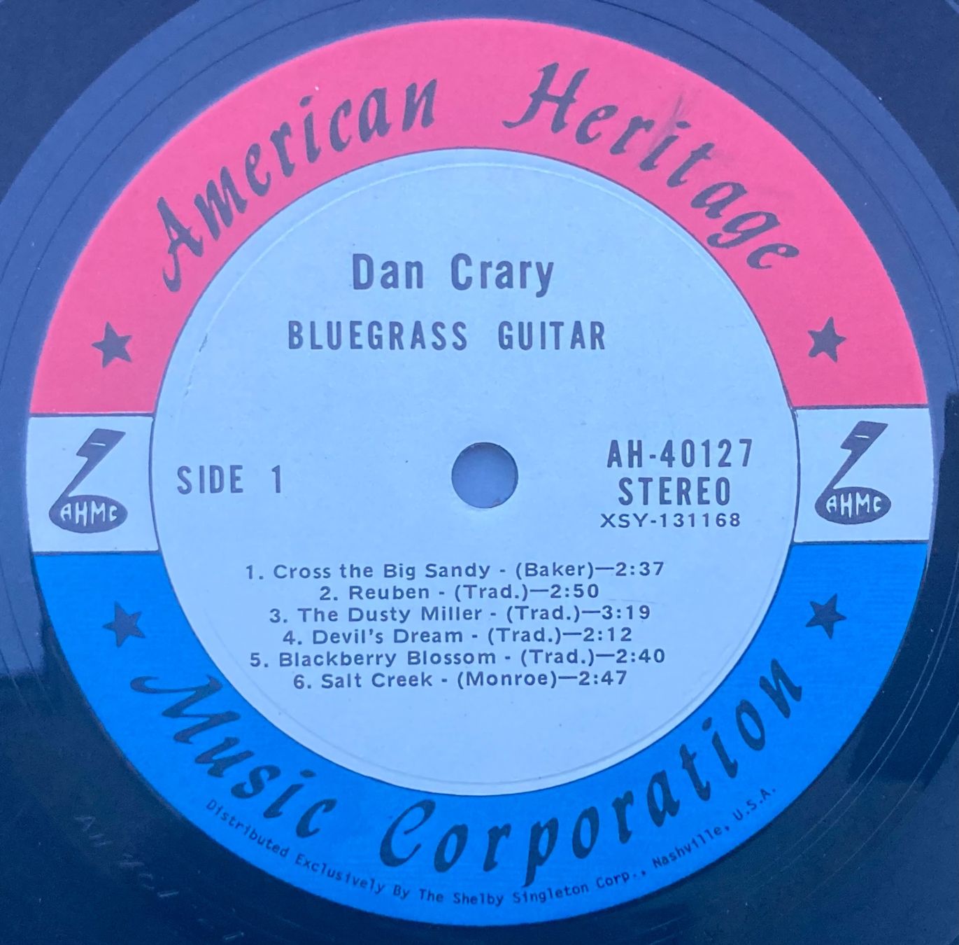 Vinyles: DAN CRARY - BLUEGRASS GUITAR – D'occasion à Poliez-Pittet par Newtown-Records 2