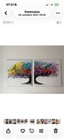 Magic Tree  2-teiliges Leinwandbild-Set, je 80 × 80 cm