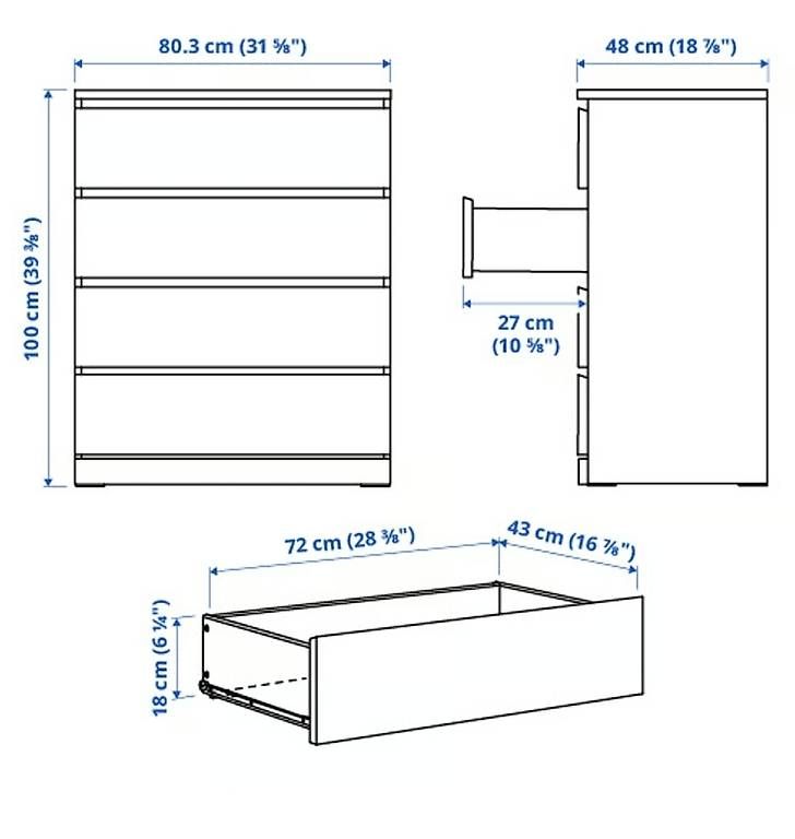Ikea Commodes: Kommode Malm – D'occasion à Davos Platz par schneehaex89 1