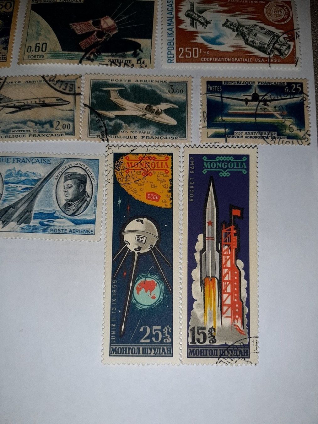 Tutti i francobolli: 17 timbres divers aviation – Usato da Le locle venduto da juliensaran 3