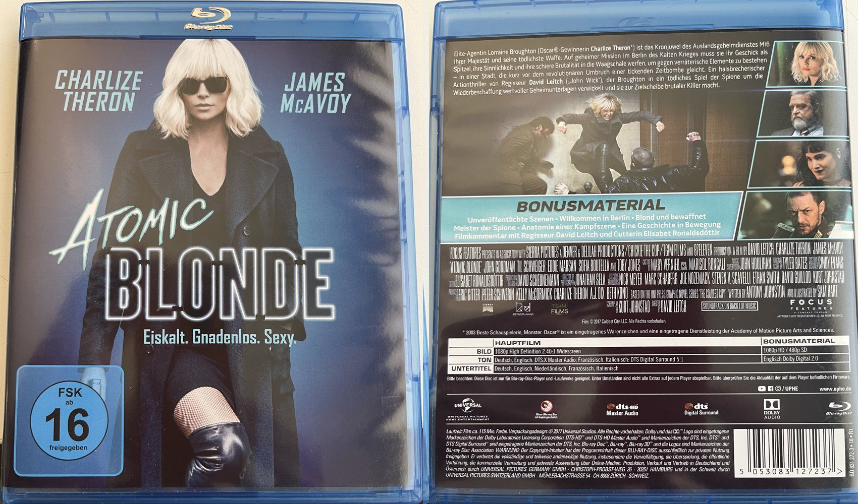 Tutti i DVDs: Blu-Ray Atomic Blonde – Usato da Satigny venduto da carbone888