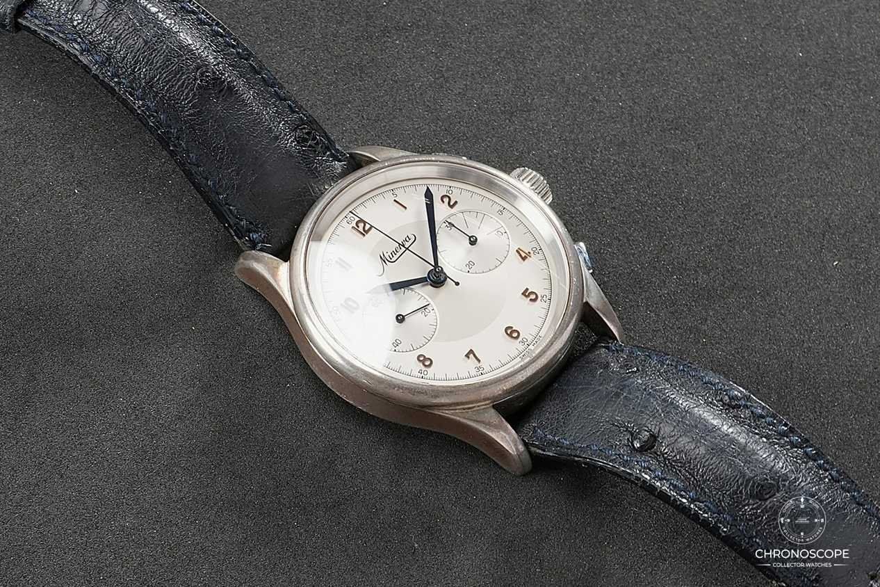 Orologi: Minerva AVUS II Chronograph Reference S22-A8A – Full Set – Usato da Luzern venduto da ChronoScope6004 2
