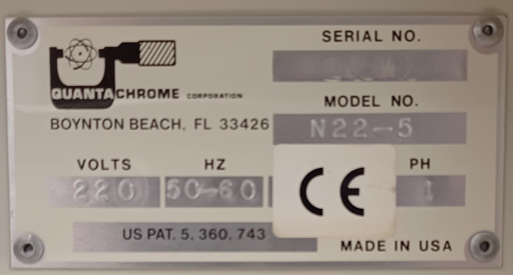 Accessori da laboratorio: Quantachrome Nova 2200 N22-5 Gas Adsorption Analyzer – Difettoso da Niederdorf venduto da LeptonAG_Labor 8