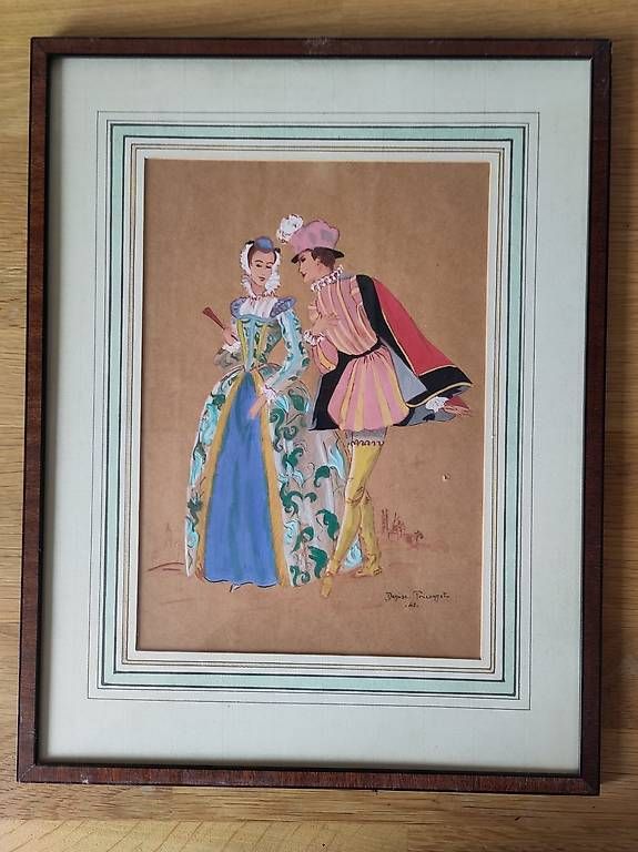 Tableaux: Collection de 10 tableaux - histoire du costume - – D'occasion à Versoix par cniang 4