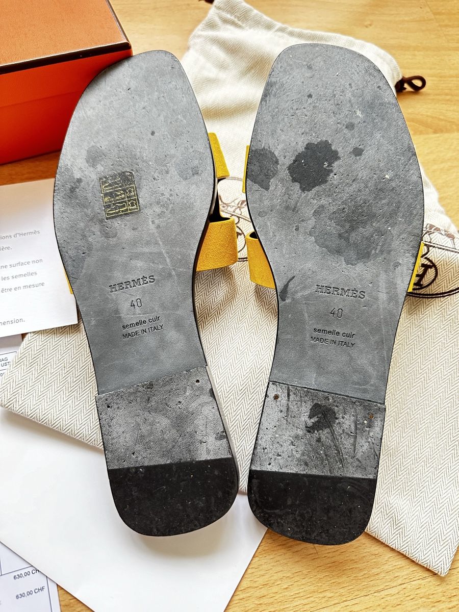 Hermès Damenschuhe: Original Hermes Oran Sandale Grösse 40 – Neu und originalverpackt aus Oberwil BL von Gutundsuperklein16 5