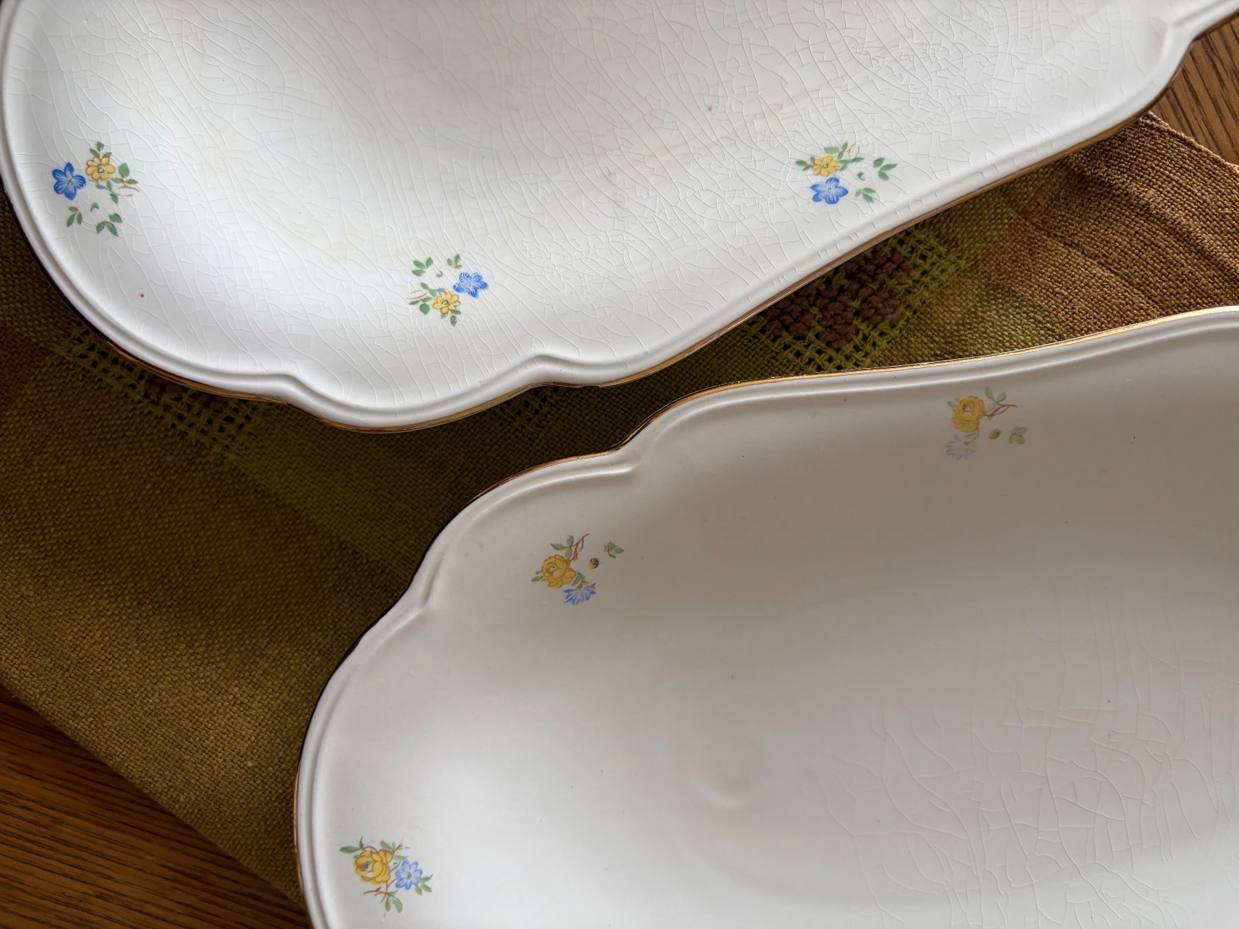 Royal Copenhagen Assiettes: Aluminia Denmark Faience Small Serving Platters X 2 – D'occasion à Luzern par AM2nd 1