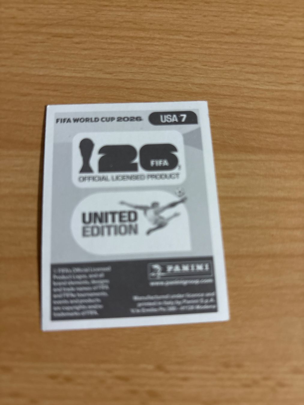 Panini Carte collezionabili: Panini Sticker WM 2026 USA 7 – Nuovo (secondo la descrizione) da Diessenhofen venduto da Fluempel 1