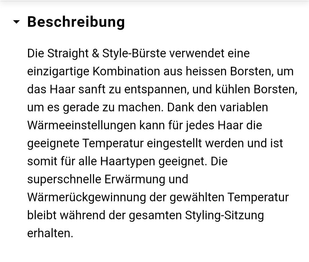 Piastre & Arricciacapelli: Diva Straight & Style Brush – Usato da Hüttlingen venduto da Thurgi85 2