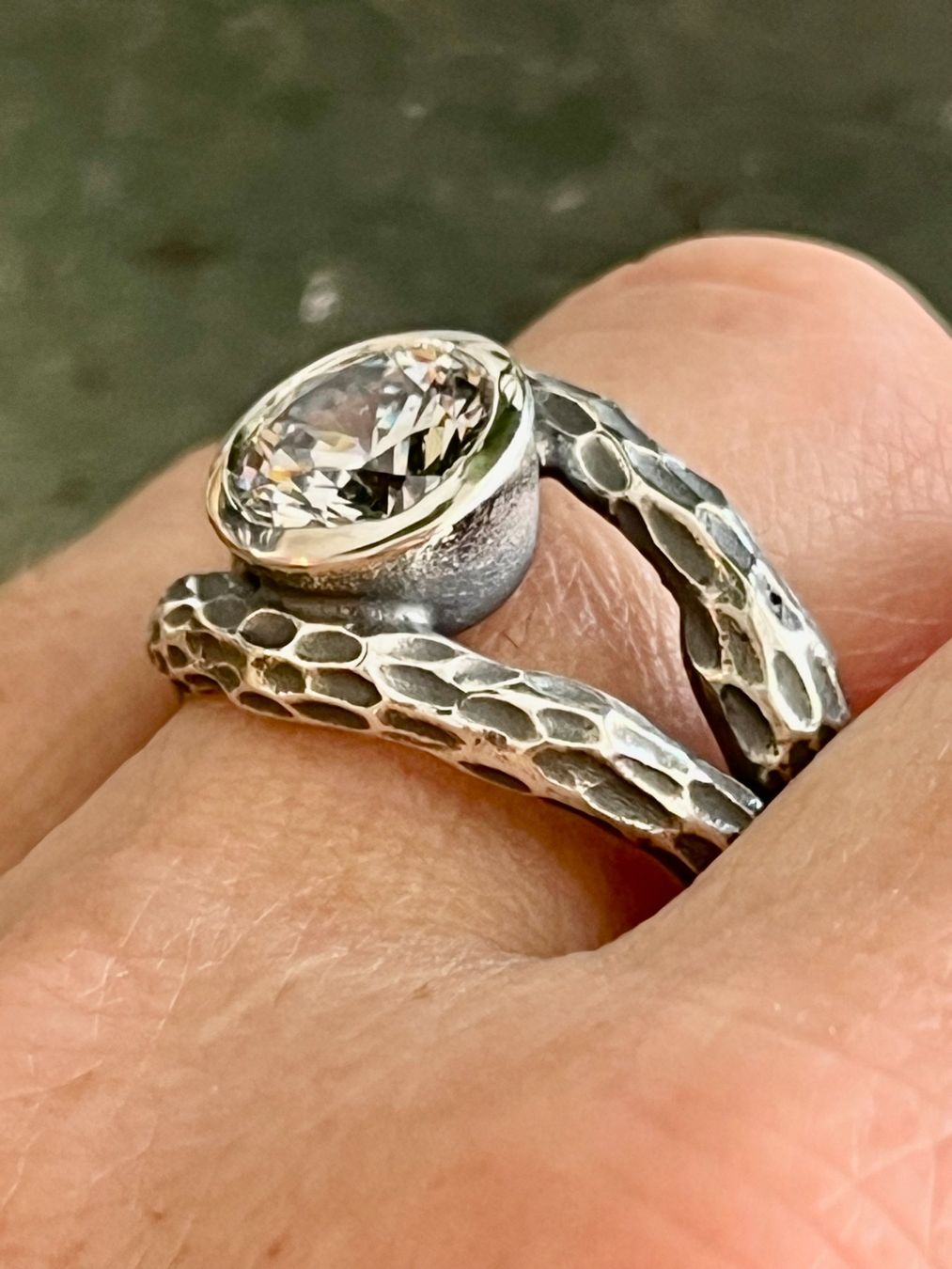 Anelli: Ring "Das Auge des Panthers" – Nuovo e nell'imballaggio originale da Jona venduto da Herzschmiede 2