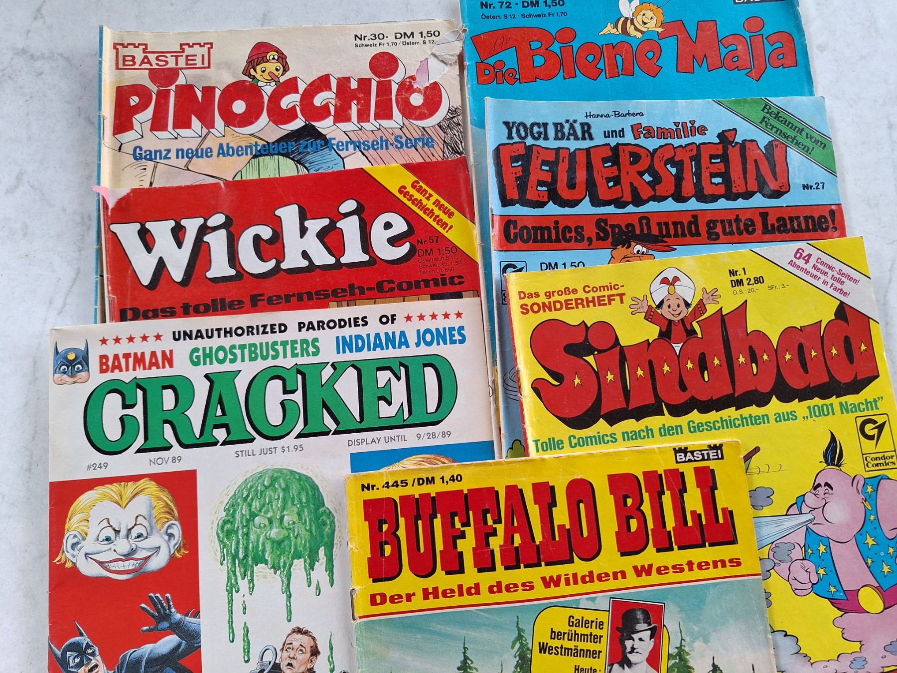 Comics: 7 DIVERSE COMICS – Gebraucht aus Huttwil von Kunterbuntli