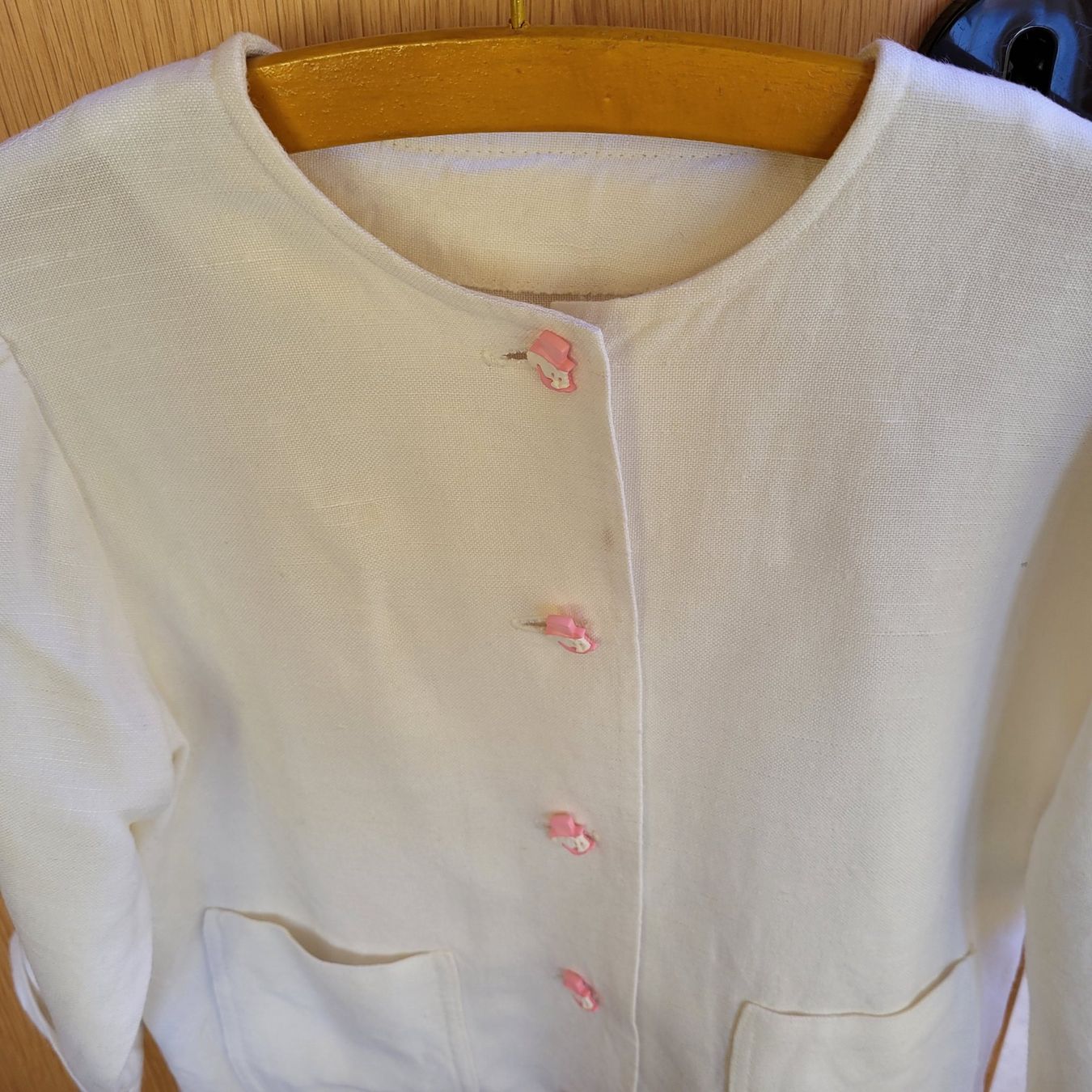 Giacche & Cappotti: Kinderjacke oder Bolero weiss von Schneiderin genäht – Usato da Hondrich venduto da Ebro01 1
