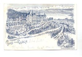 Zürich - Rigiblick - Litho von 1902