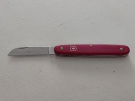 Gärtnermesser Victorinox rot mit einer Klinge gebraucht