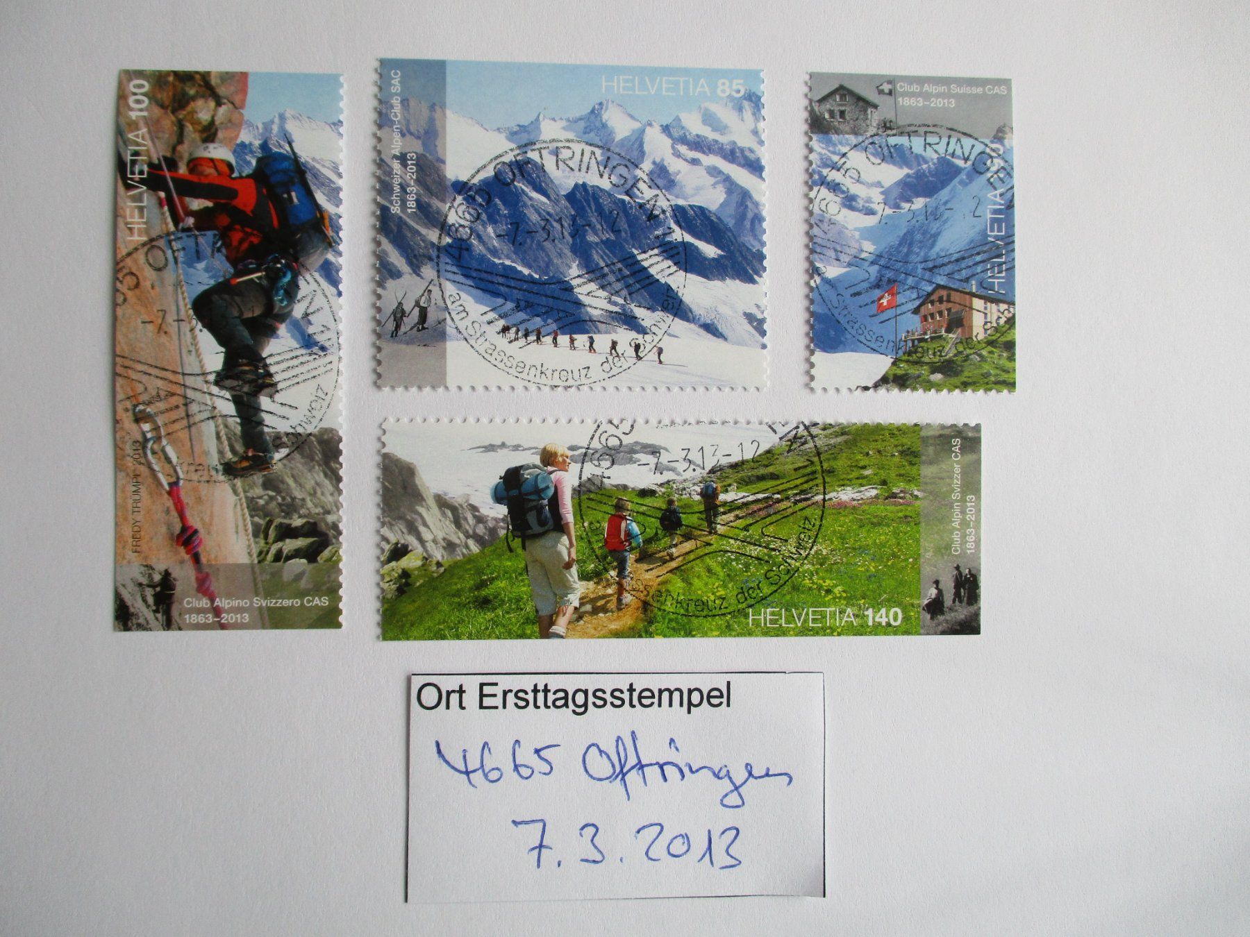 Tutti i francobolli: Voll Ort Ersttagsstempel 4665 Oftringen – Usato da Langnau b. Reiden venduto da Aktuell88