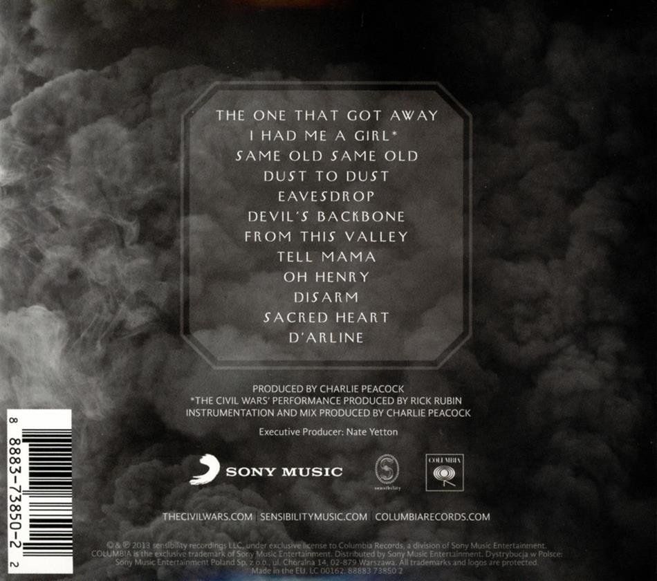 CD: The Civil Wars --- (Digipack, CD) – Nuovo (secondo la descrizione) da Uzwil venduto da visions77 1