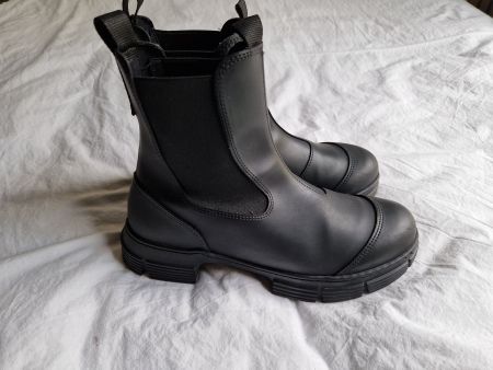 Ganni Stiefel Stiefeletten Chelsea Boots schwarz Gr. 41