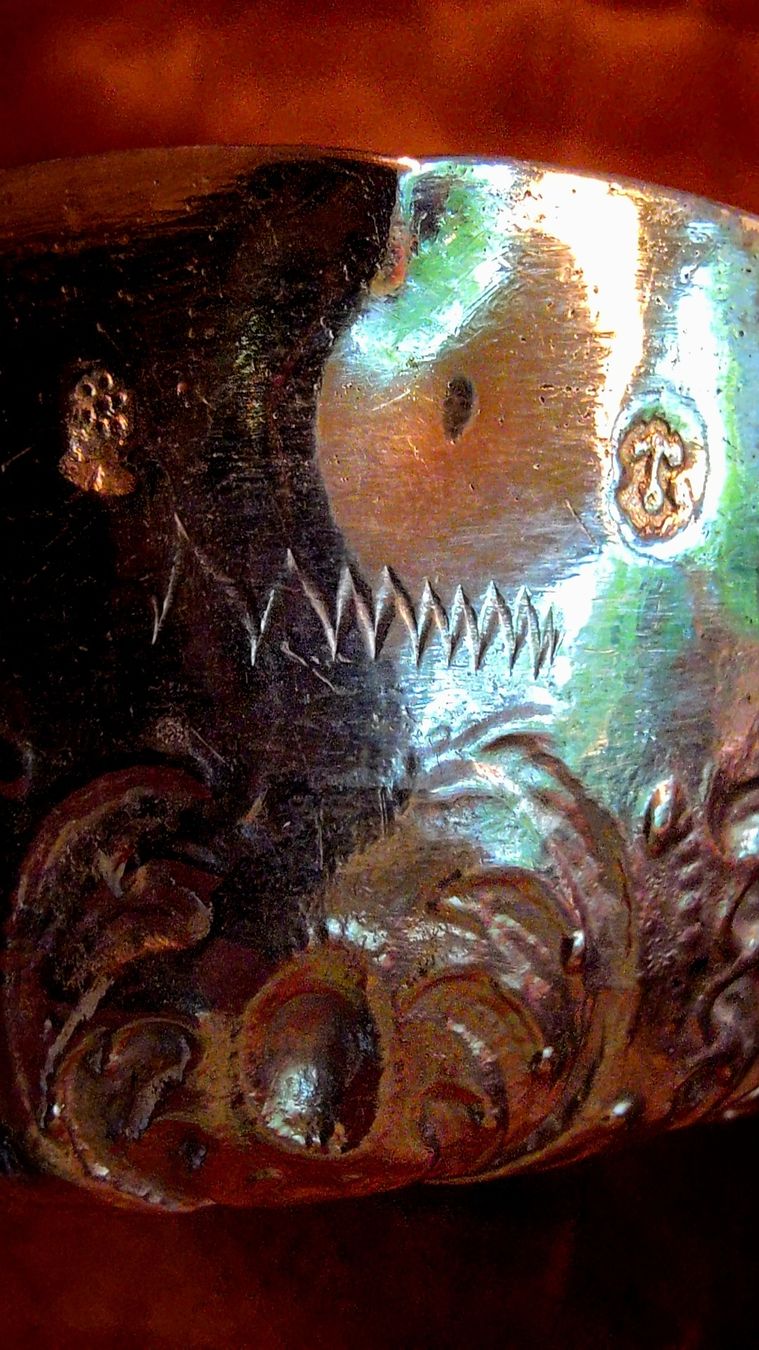 Ciotole: Barocke Augsburger Silber Weinprobierschale um 1685 – Usato da Opfikon venduto da koiliebhaber 8